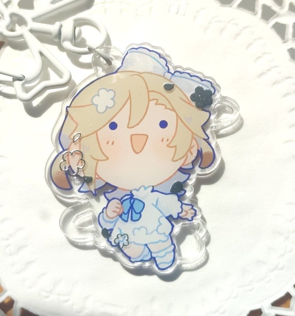 [PREORDER] Silver Foil Charms- White Collection