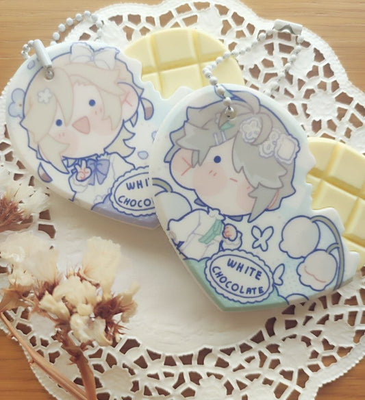 [STOCK] Choco charms - White Collection Alhaitham Kaveh