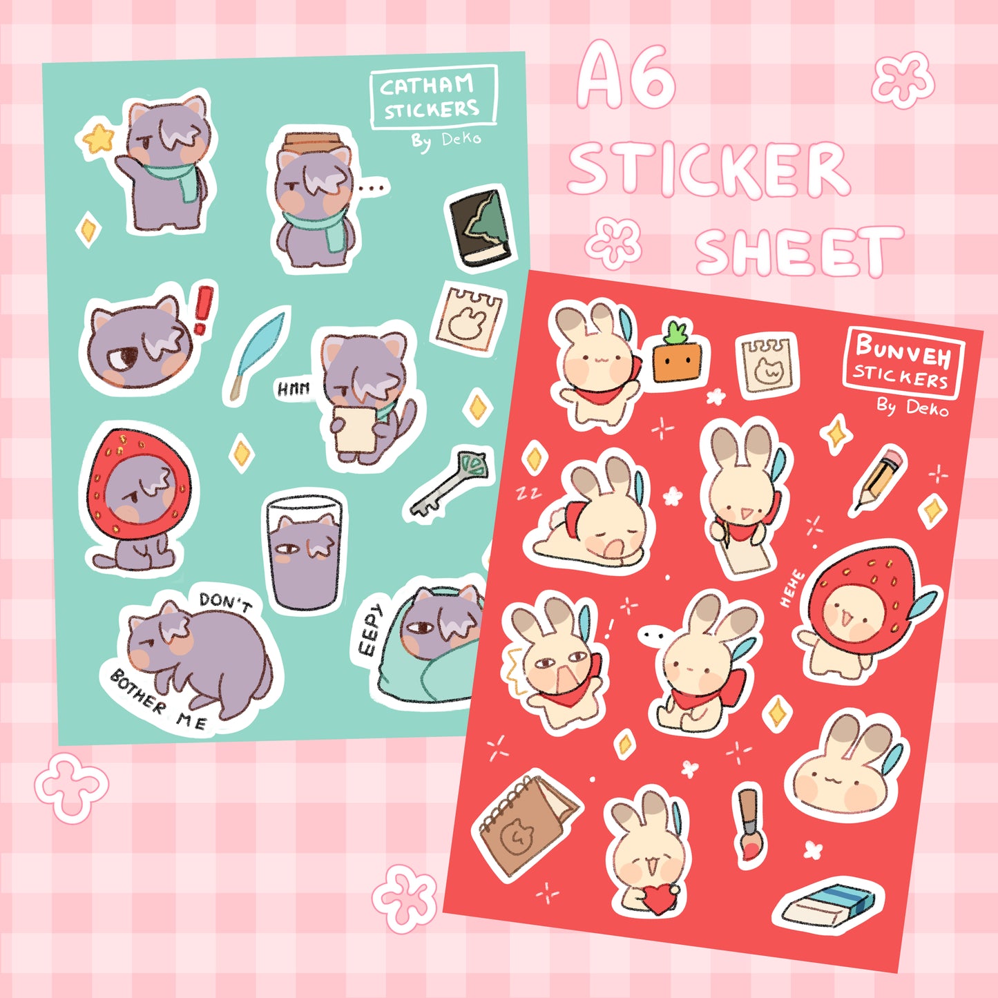 [STOCK] Bunveh and Catham- Sticker sheet 2