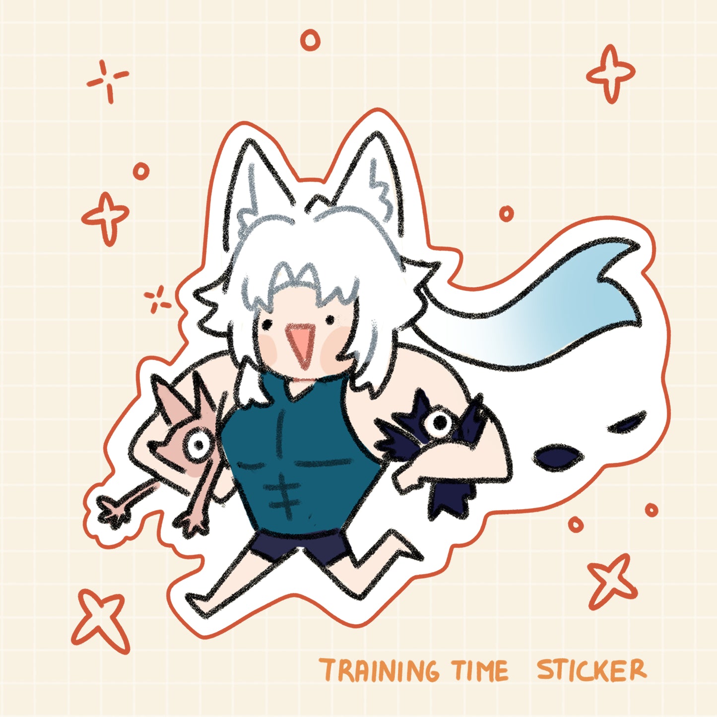 [OUT OF STOCK] Sticker- Yaoqing trio