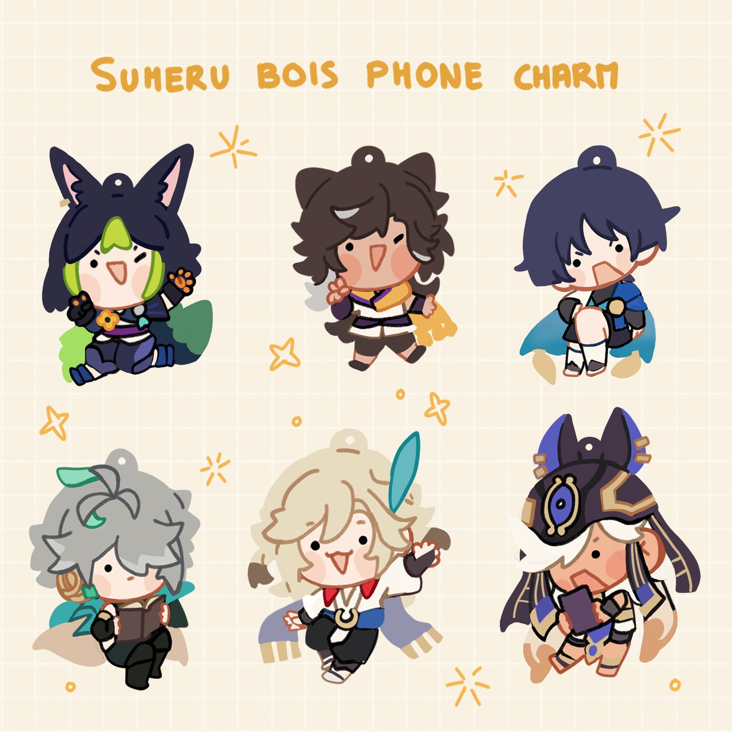 [OUT OF STOCK] Charm- Sumeru bois