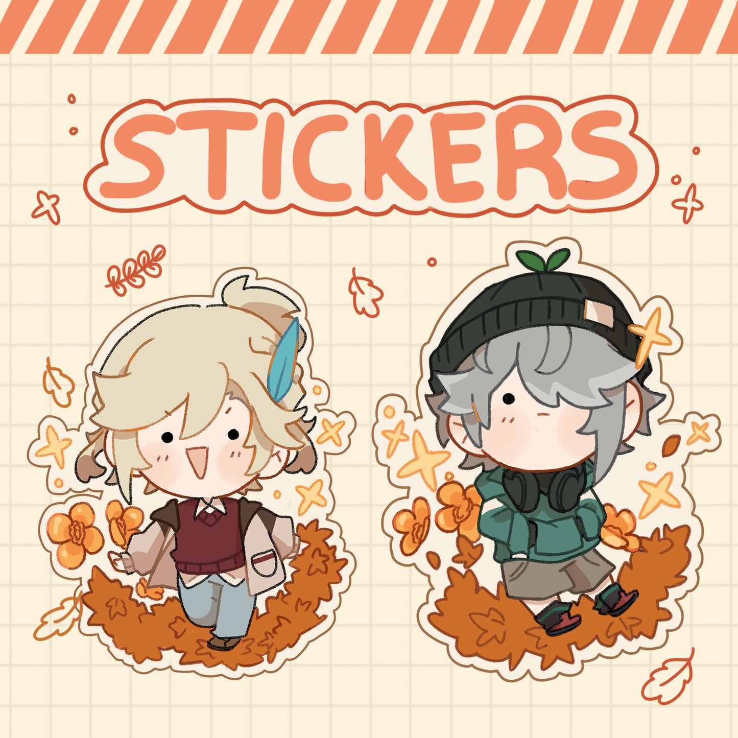 [OUT OF STOCK] Sticker- Autumn Alhaitham/ Kaveh