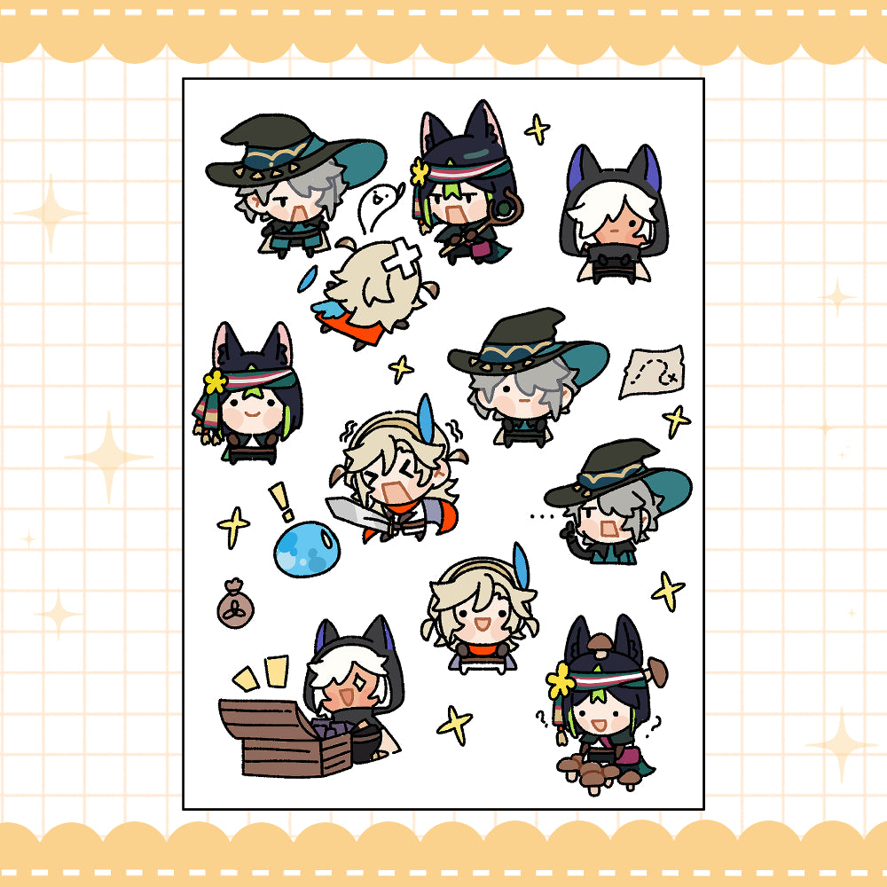 [PREORDER] Sticker sheet - 4ggravate Fantasy
