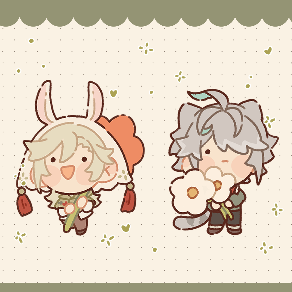 [PREORDER] Acrylic Charms - Alhaitham/Kaveh Cottage