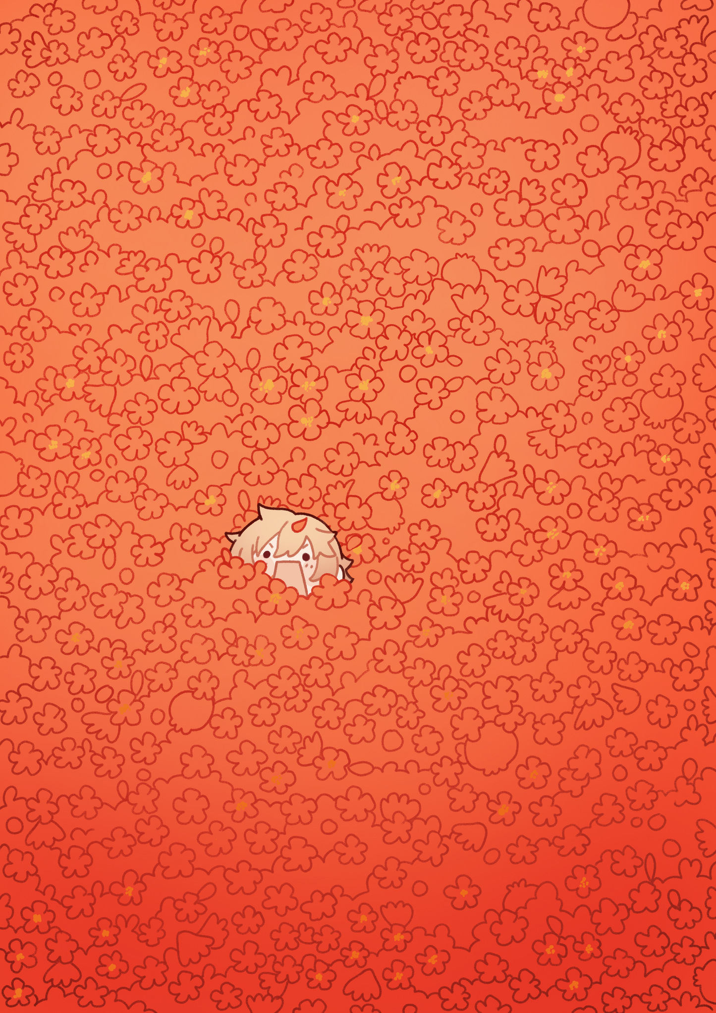 [STOCK]HSR Print- Pomegranate