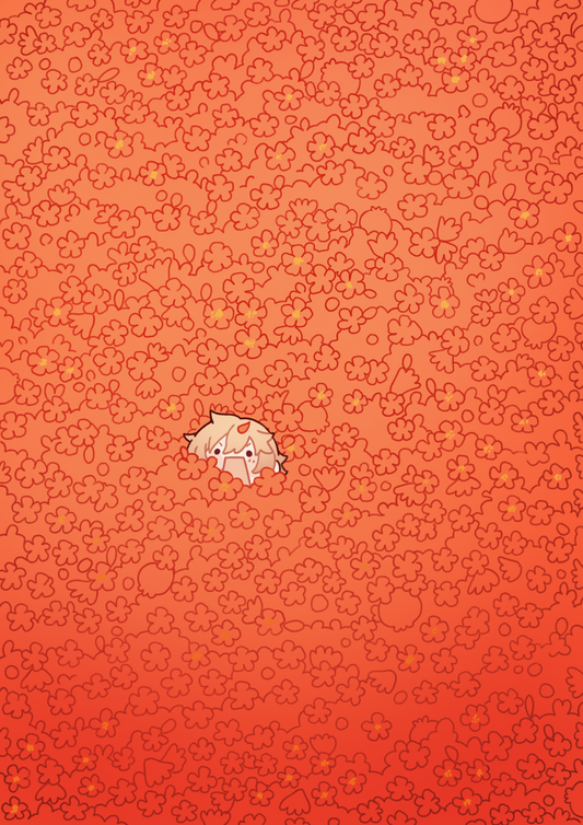 [STOCK]HSR Print- Pomegranate