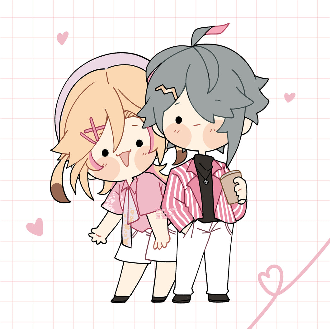 [OUT OF STOCK] Pink Kaveh/Alhaitham standee