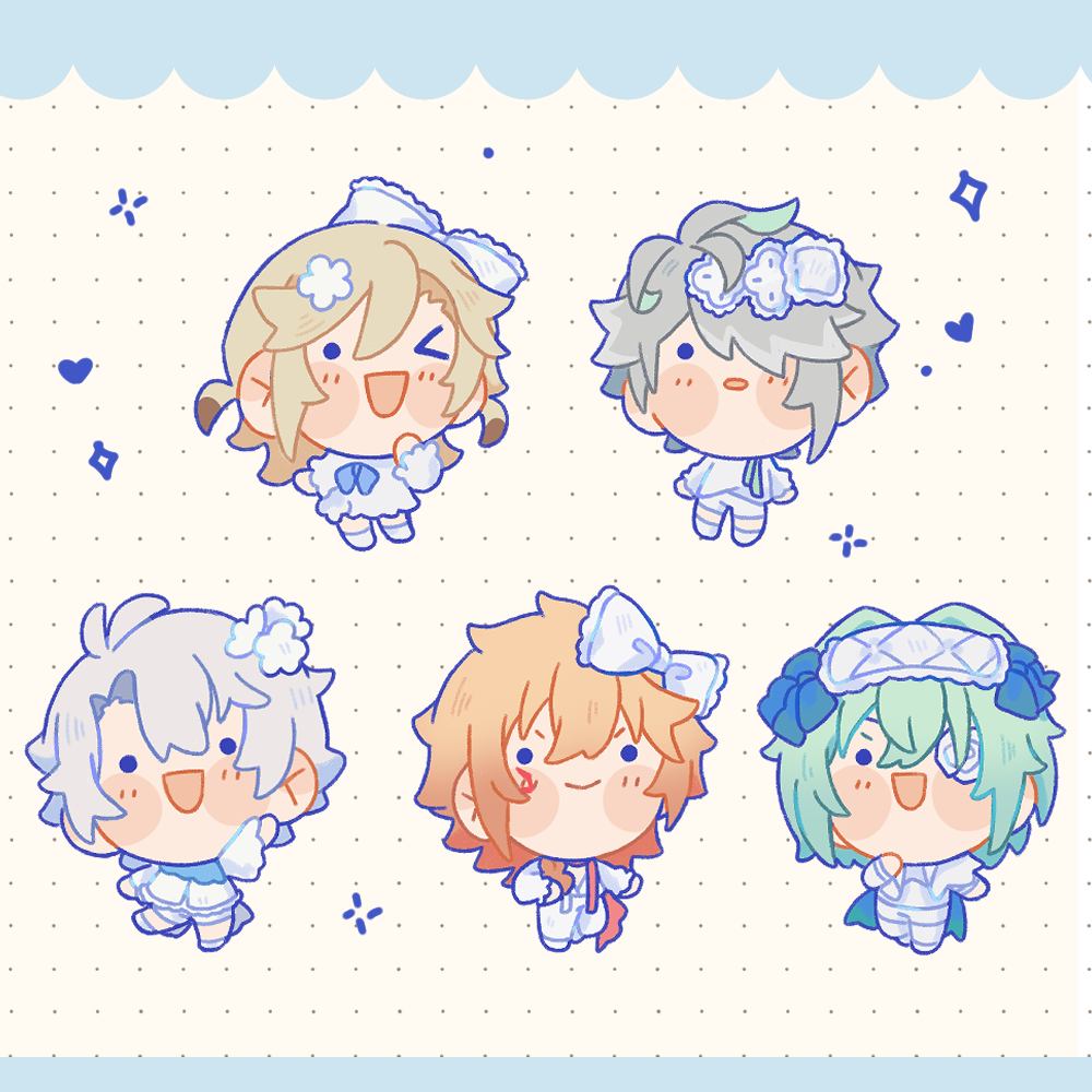 [PREODER] Solid Acrylic Charms - White Colection