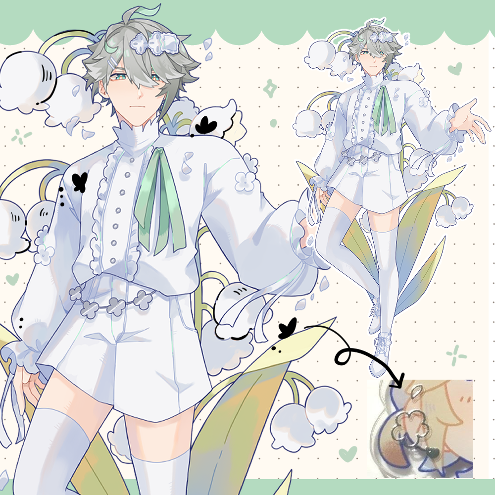 [PREORDER] Acrylic Standee - White Collection Alhaitham