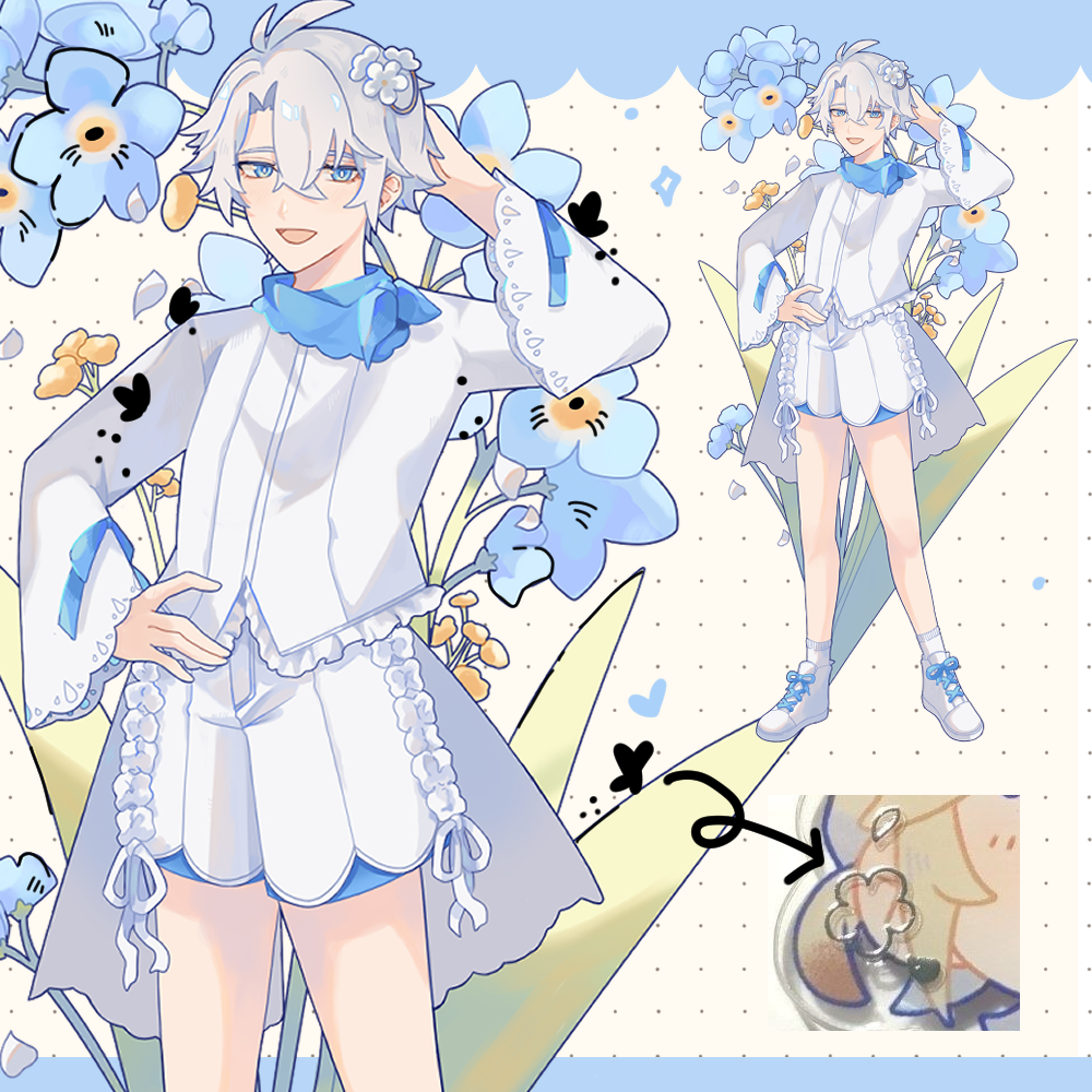 [PREORDER] Acrylic Standee - White Collection Phainon