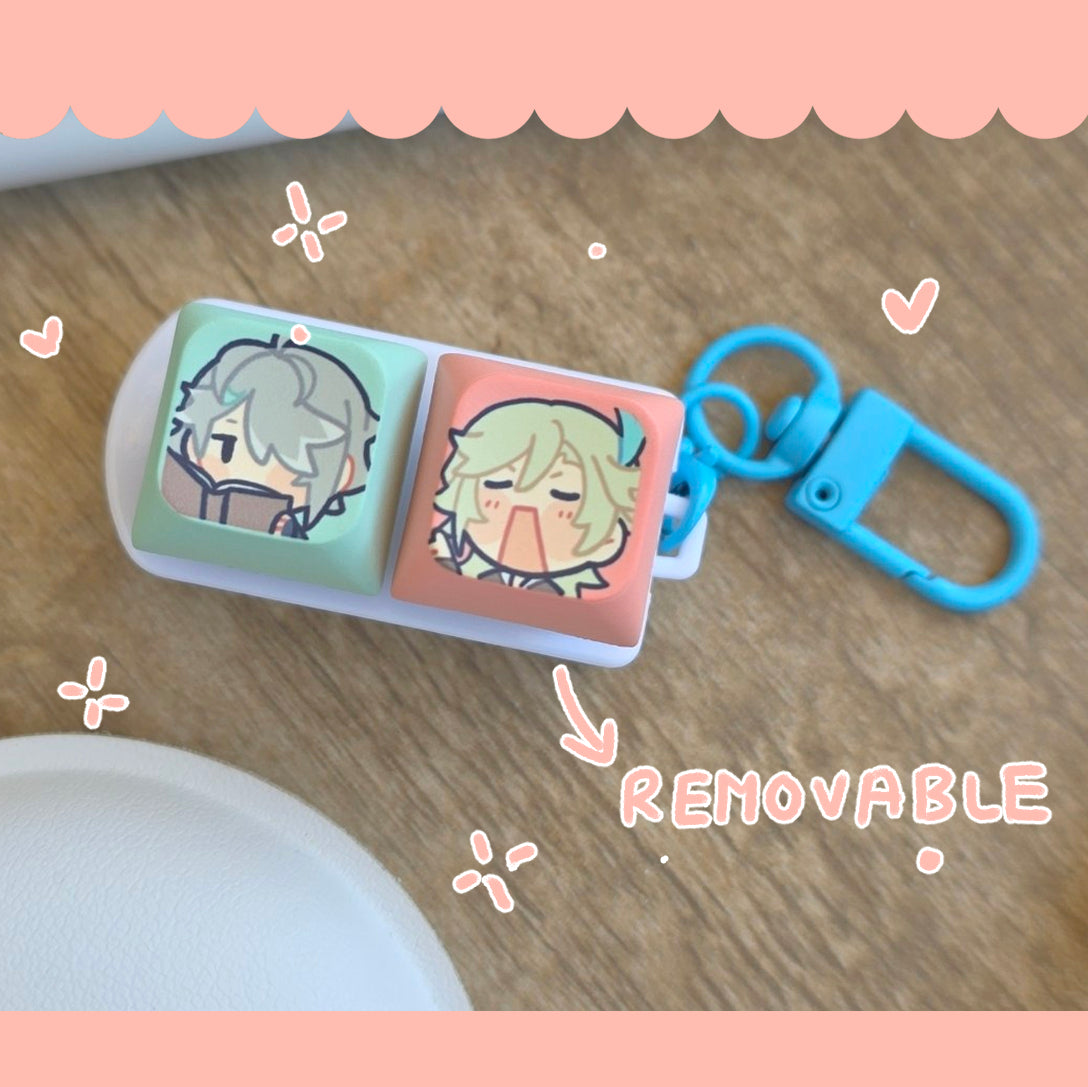 [STOCK]Alhaitham/Kaveh Keyboard Charms