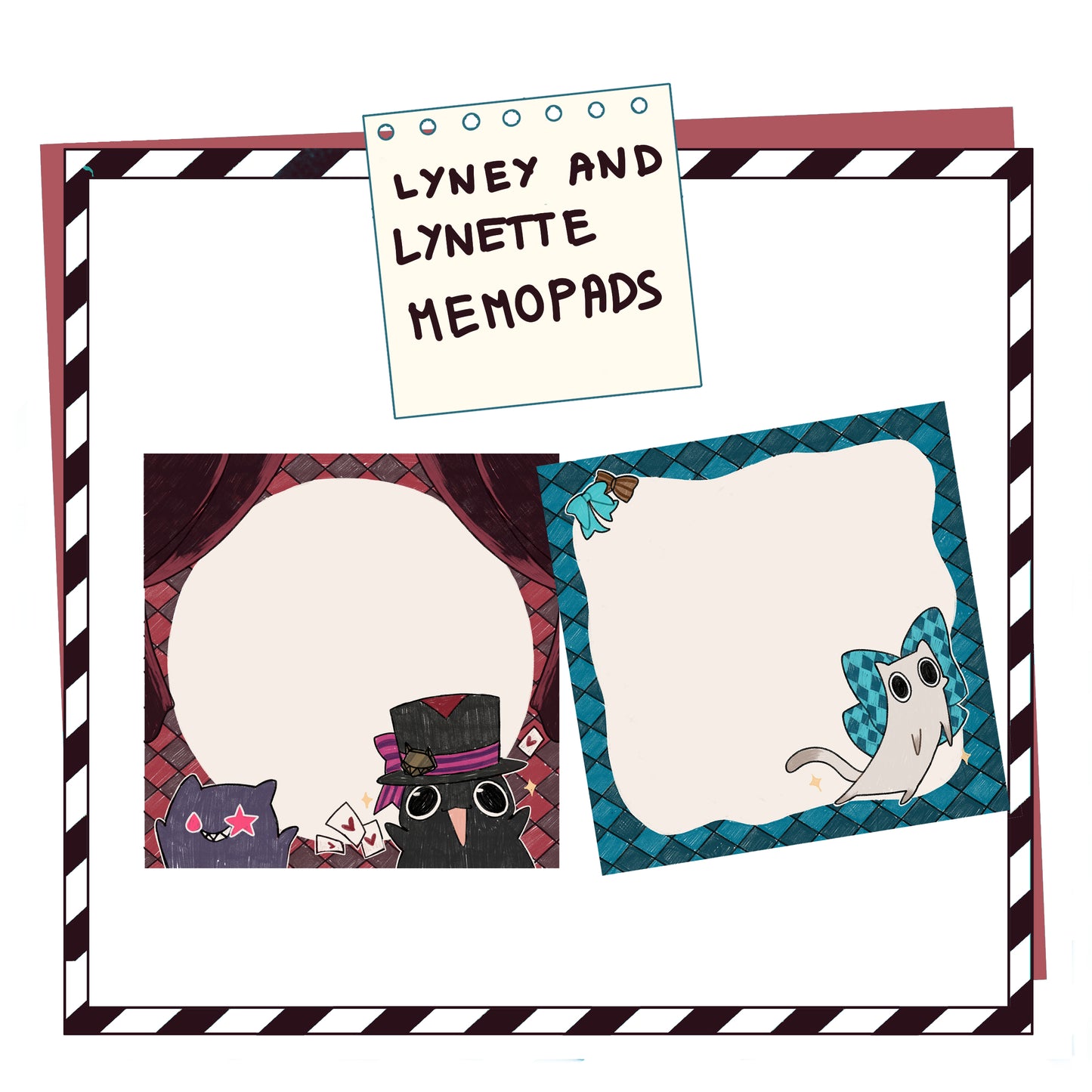 [LIMITED STOCK] LYNEY AND LYNETTE MEMOPADS