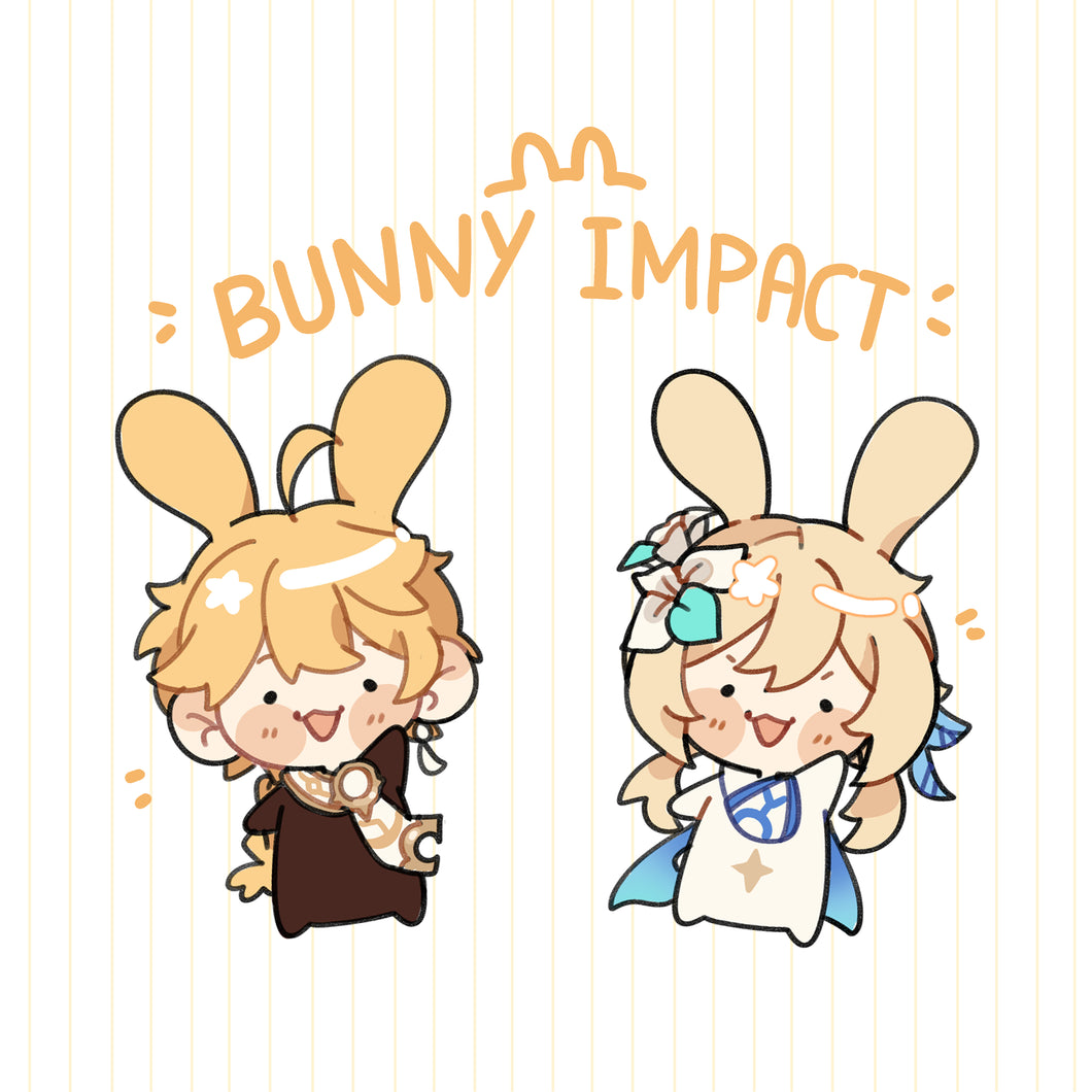 [OUT OF STOCK] Bunny Impact charms - Traveler
